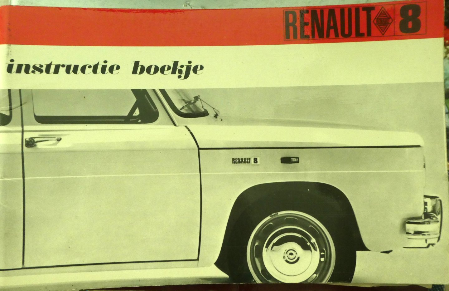 Renault - Renault 8 R1132 instructieboekje 1968