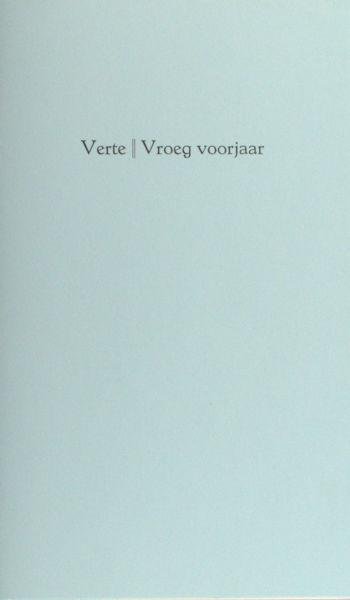 Ramele, Ferrie van. - Verte. Vroeg voorjaar.