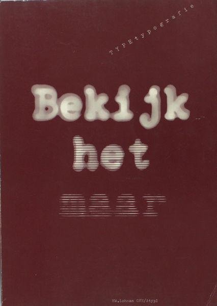 Lohman, H.W. - Bekijk het maar. TYPEtypografie