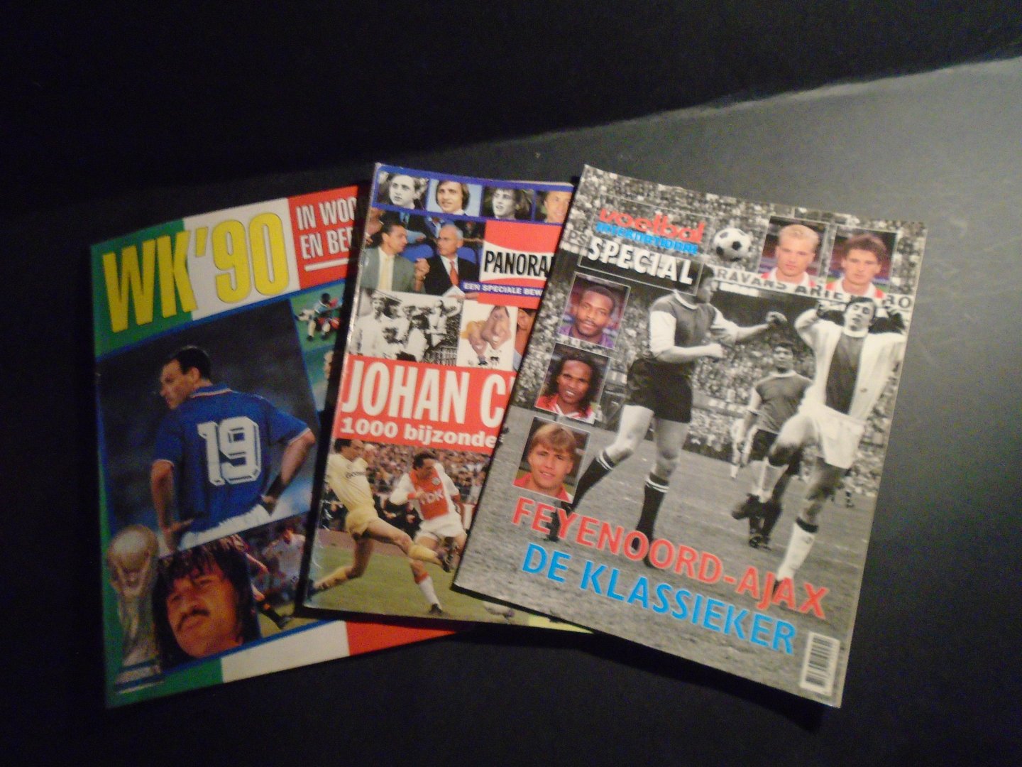 Diversen - Serie: Feyenoord-Ajax. De klassieker.1991-192--2---Johan Cruijff 50, 1000 bijzondere ontmoetingen.--3-- WK,90 in woord en beeld