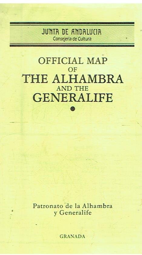 Redactie - Official map of The Alhambra and the Generalife