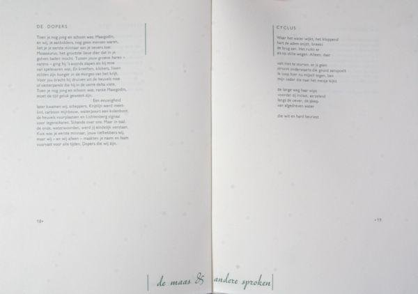 Berghuis, Hans & Frans Budé. - De Maas & andere sproken.