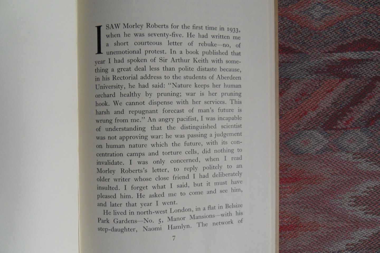 Storm Jameson, Miss (Margaret). [ 1891 - 1986 ]. - Morley Roberts, - The Last Eminent Victorian.