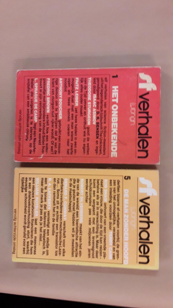 Meerdere - Het onbekende / De man zonder hoofd ( SF verhalen 1 & 5 )