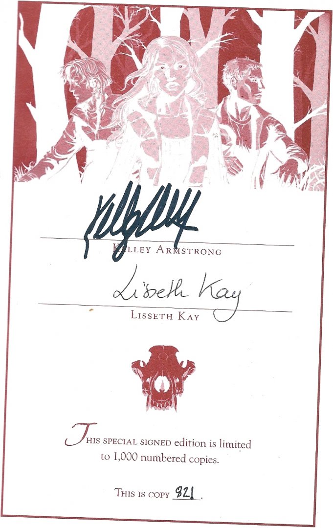 Armstrong, Kelley    Illustrations Liset Kay - Forbidden (Signed and numbered  Author and illustrator)