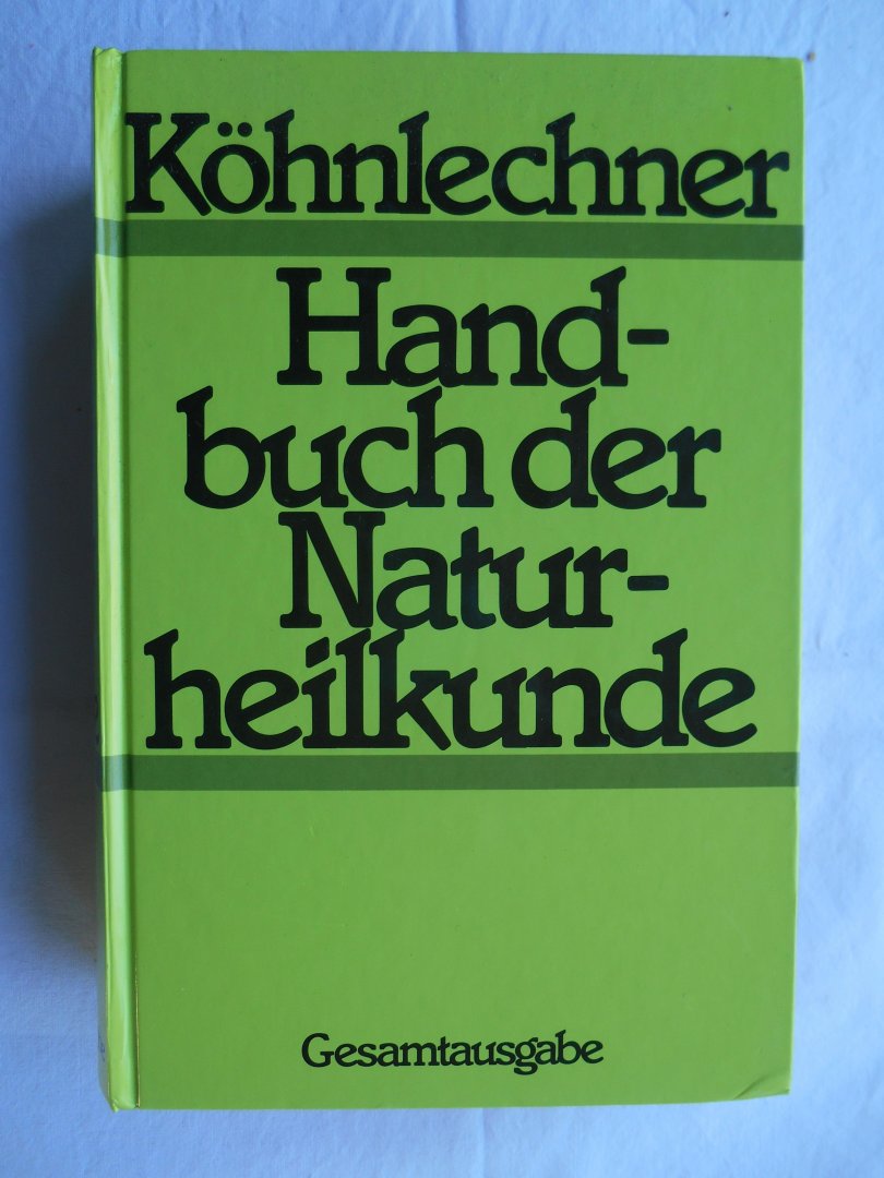 Köhnlechner, Marfred - Handbuch der Naturheilkunde