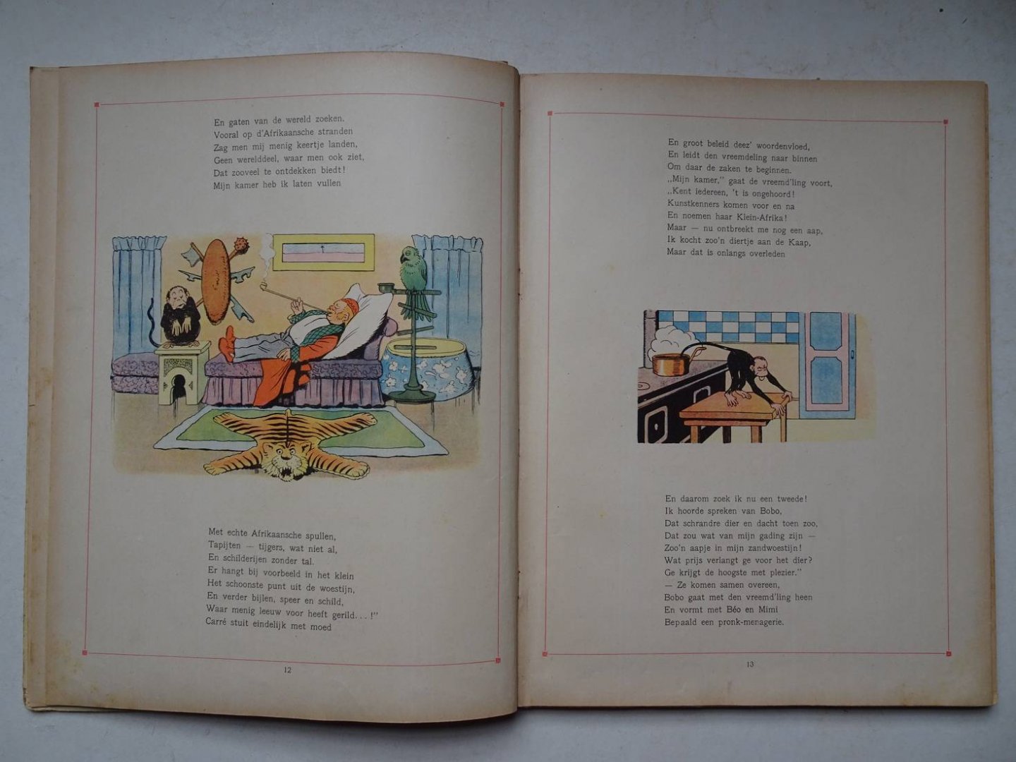 Osselen- van Delden, van & Hildebrandt, Marie. - Bobo, geschiedenis van een aap. Kind en Kunst Serie 1.