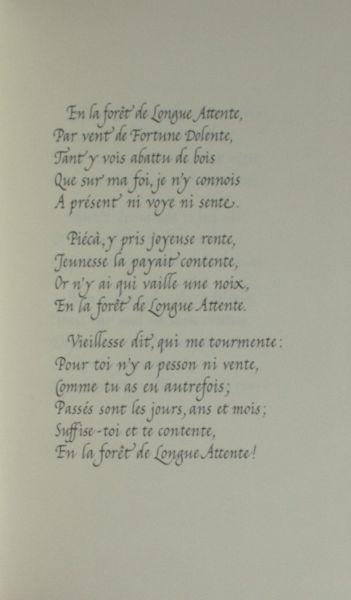 Orléans, Charles d'. - Douze Rondeaux.