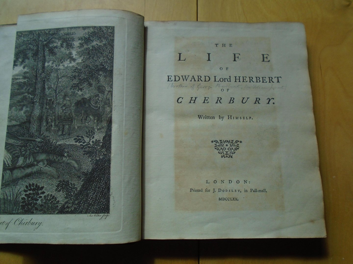 Herbert, Edward Lord - The Life of Edward Lord Herbert of Cherbury. Written by Himself