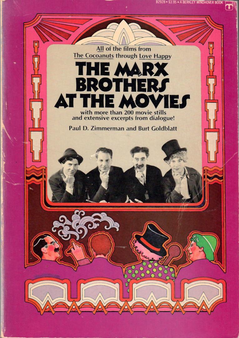 Zimmerman, Paul D.  and Burt Goldblatt. - The Marx Brothers at the Movies. ( with more than 200 movie stills)