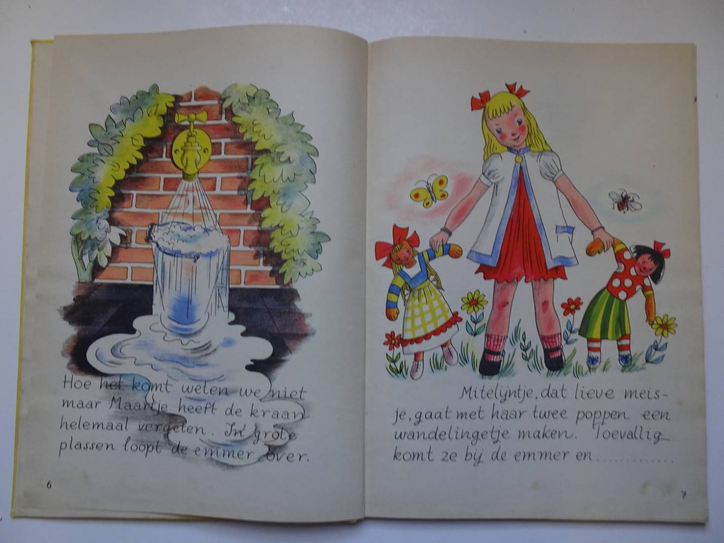 Worm, Piet. - Één emmertje water; een boek van Piet Worm.
