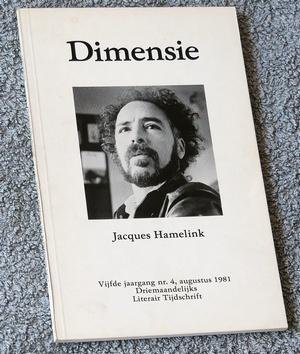  - Dimensie, vijfde jaargang nr 4. Jacques Hamelink-nummer