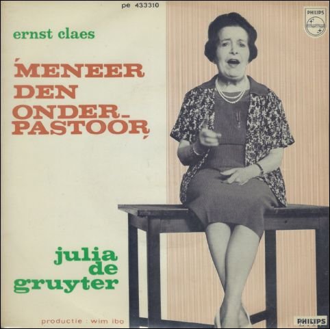 Ernest Claes. / Julia de Gruyter - Meneer den onderpastoor, single, Ernest Claes