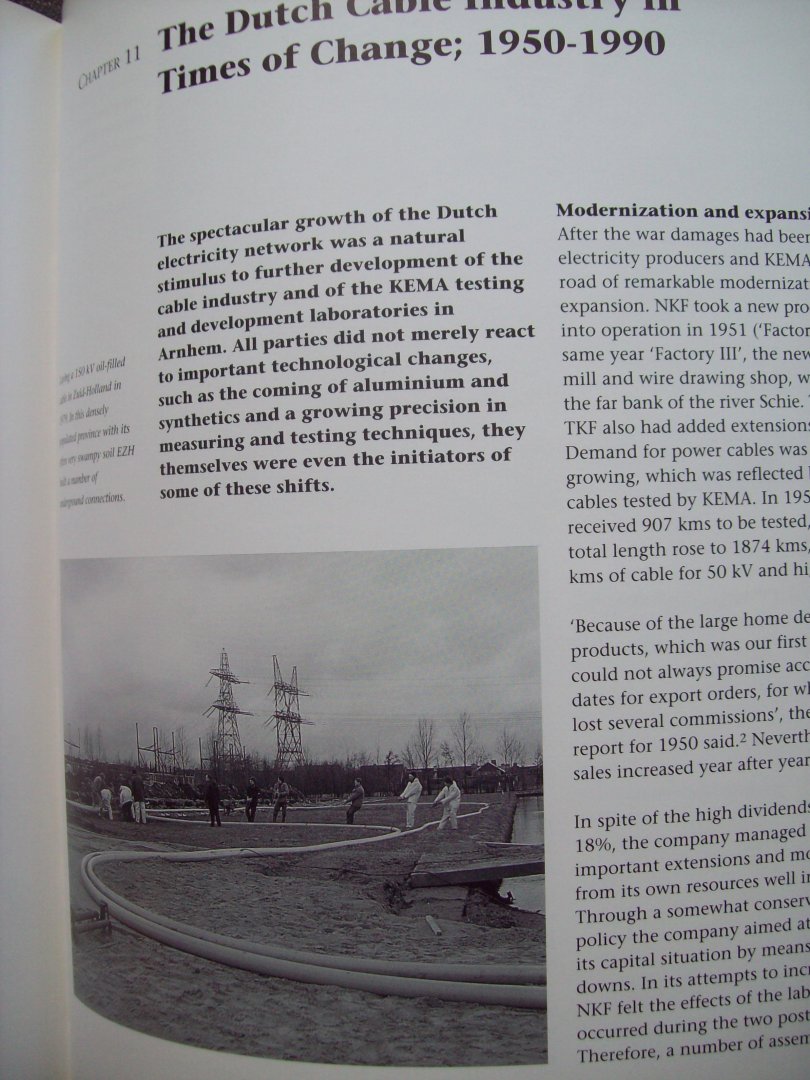 Hans Buiter - "The History of the Power Cable in the Netherlands" (o.a. de kabelfabriek in Haaksbergen)