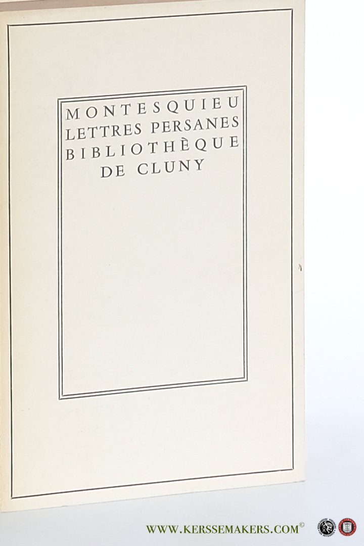 Montesquieu. - Lettres Persanes. Texte établi et présenté par Pierre Grimal.