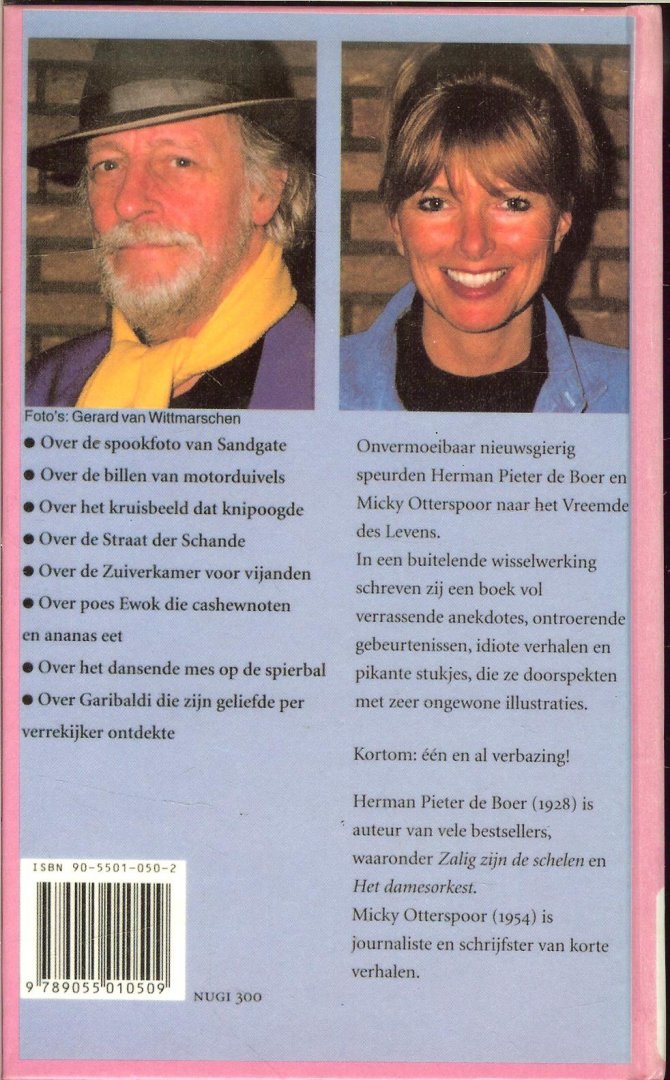 Boer, Herman Pieter de en Micky Otterspoor - De Verbazing  ..  Het Vreemde des Levens