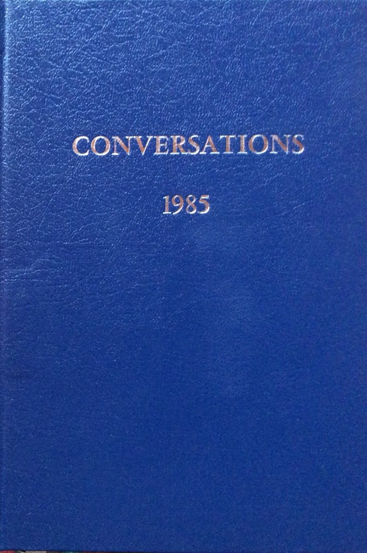 Sri Sankaracarya [Shankaracarya / Shankaracharya / Sankaracharya] - Conversations 1985