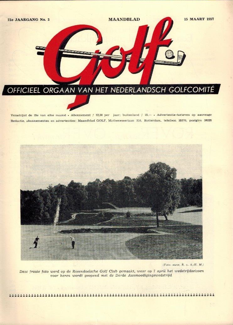  - Maandblad Golf 1957 Compleet -(Sportmagazines Golf)