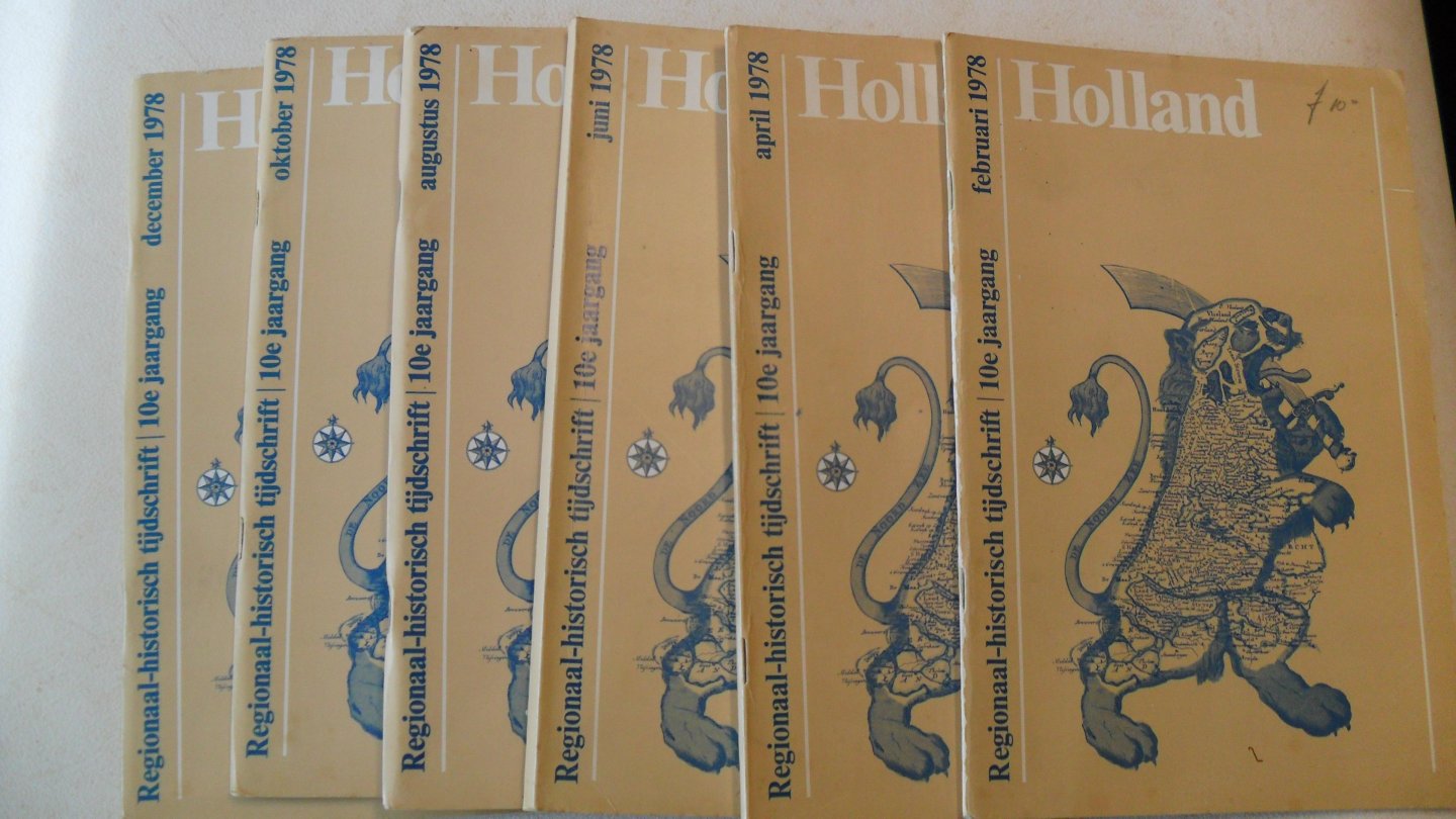 Redactie - Holland Regionaal-Historisch tijdschrift jaargang 1978