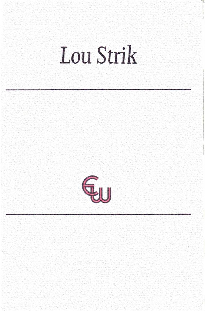 Strik, Lou - Lou Strik.