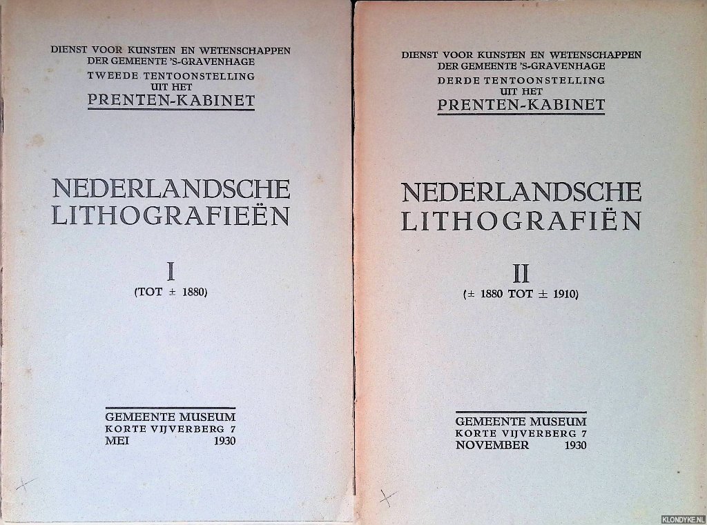 Kn., G. - Nederlandsche lithografieën (2 delen)