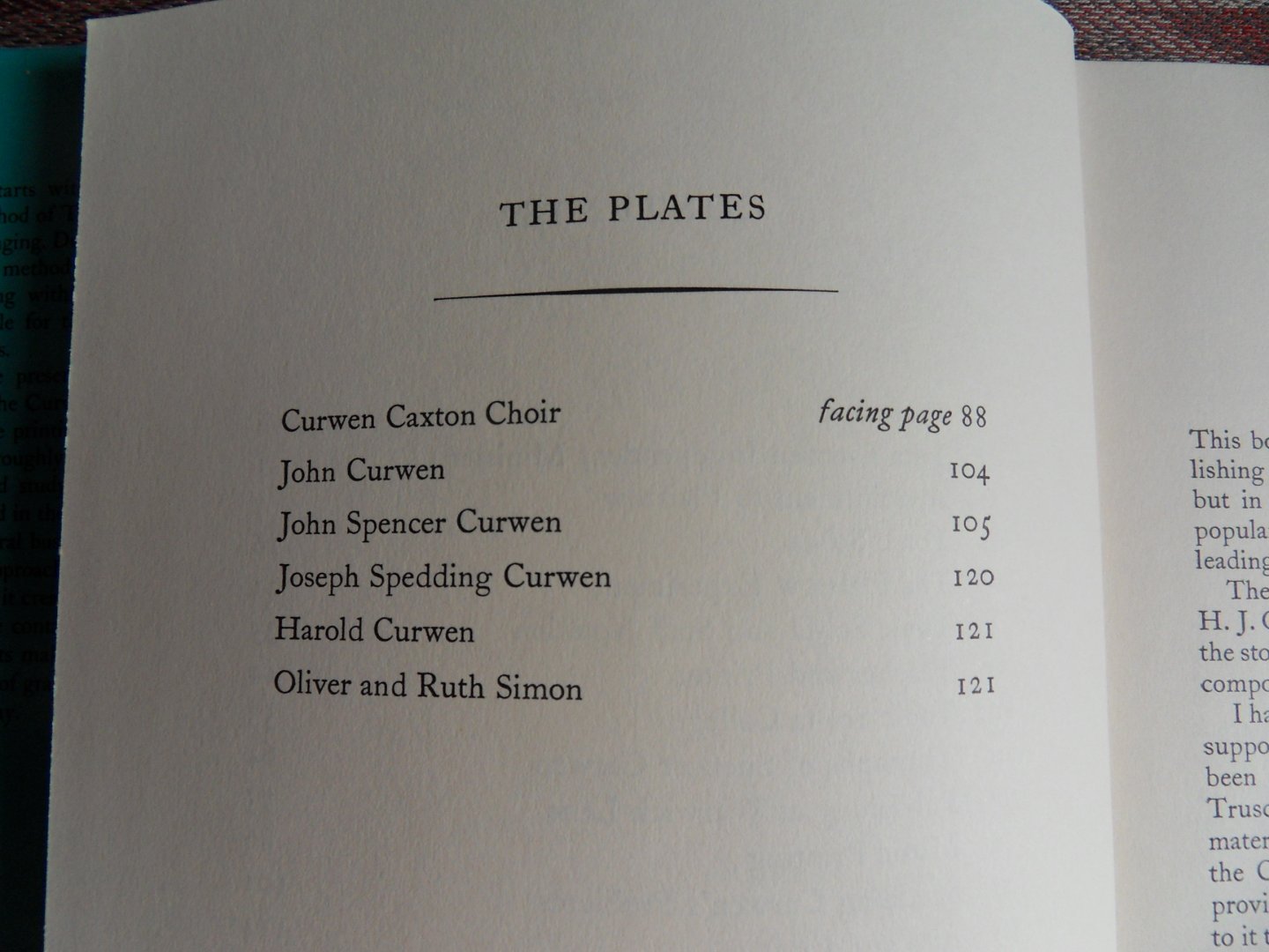 Simon, Herbert. - Song and Words. - A History of The Curwen Press.