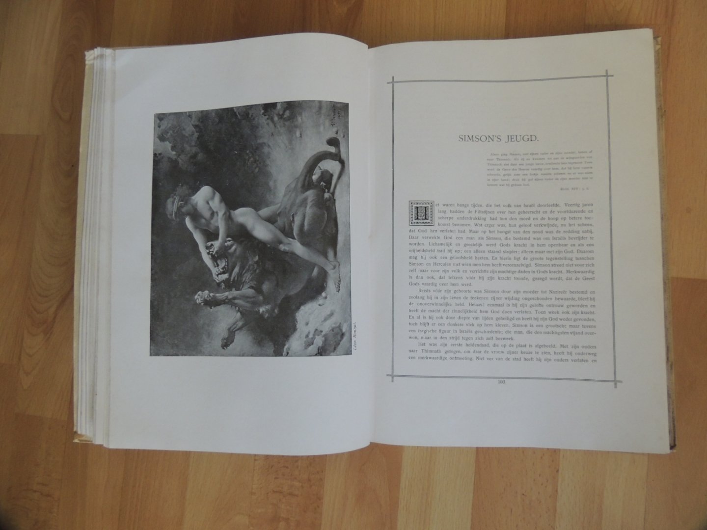 Flier,Dr. G.J. van der; Gunning, Dr. J.H. (JHzn); Jonker, Dr. A.J.Th.; Nes, Dr. H.M. van ; Ulfers, S. (bijschrijvingen bij getoonde platen) - Gewijde Kunst, Honderd platen naar schilderijen van bekende meesters ( uit A.G. TEMPLE's "Sacred Art") met bijschriften