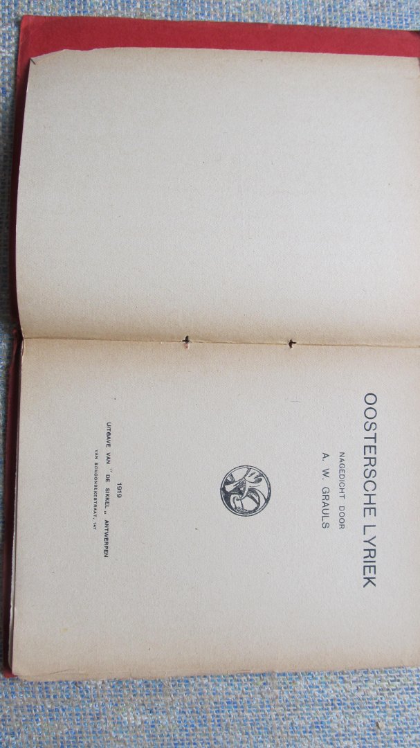 Graus, A.W. - OOSTERSCHE LYRIEK