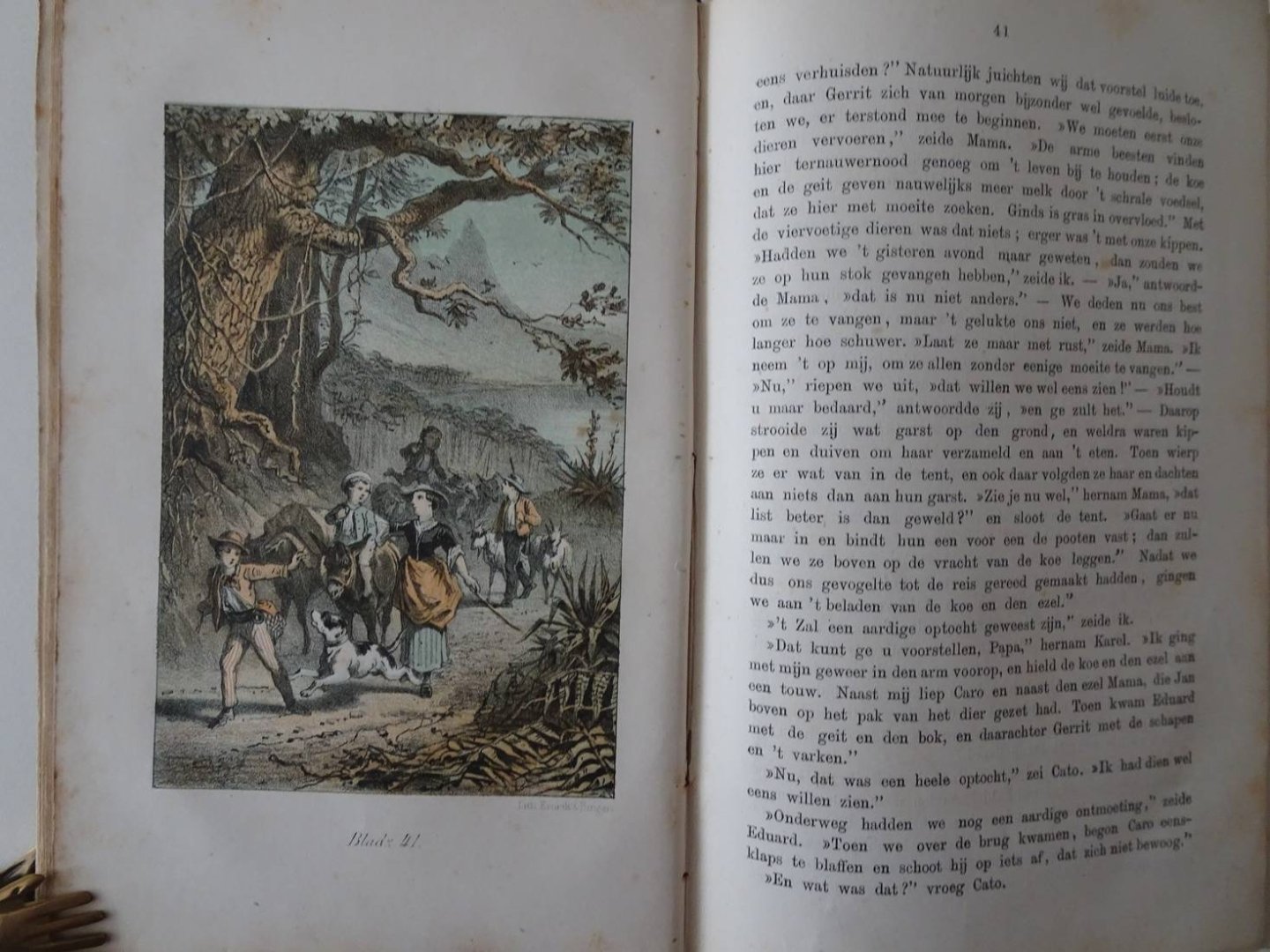 Andriessen, P.J. - De Hollandsche Robinson Crusoë. Een leerzaam en prettig verhaal voor de Nederlandsche jeugd.