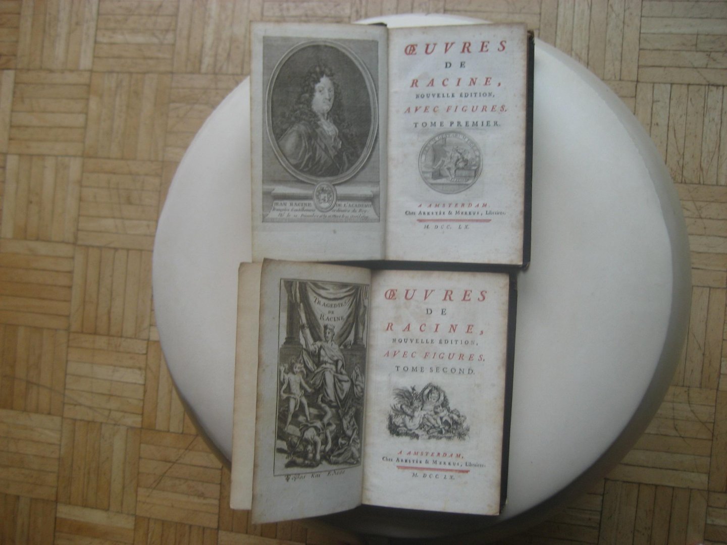 RACINE - Oeuvres de Racine: Tome Premier en Tome Second
