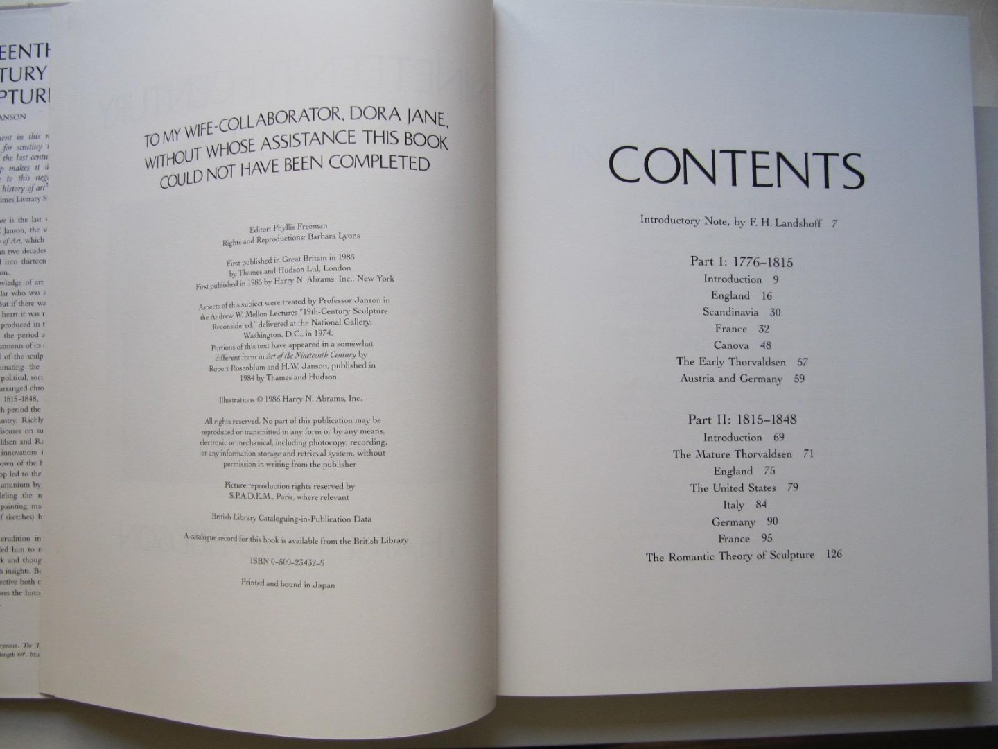 H.W. Janson - Nineteenth-Century Sculpture