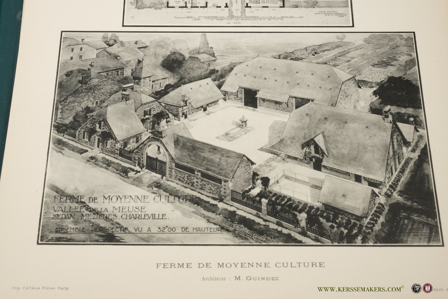 LEFOL, GASTON (ed.). - Fermes et constructions rurales. Façades, plans, détails. Projets primés au concours du sous-secrétariat des Beaux-arts.