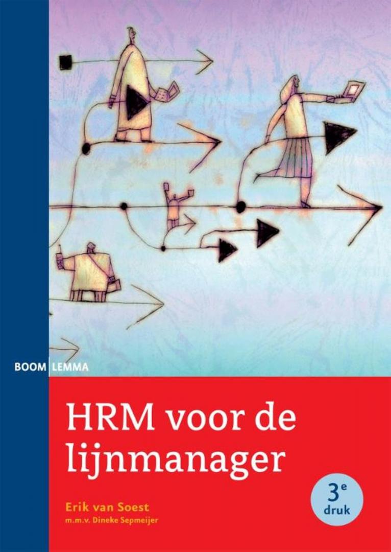 Soest, Erik van; Sepmeijer, Dineke - HRM voor de lijnmanager