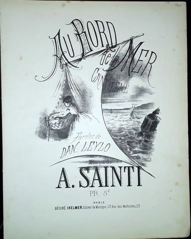 Sainti, A.: - Au bord de la mer. Cantilène