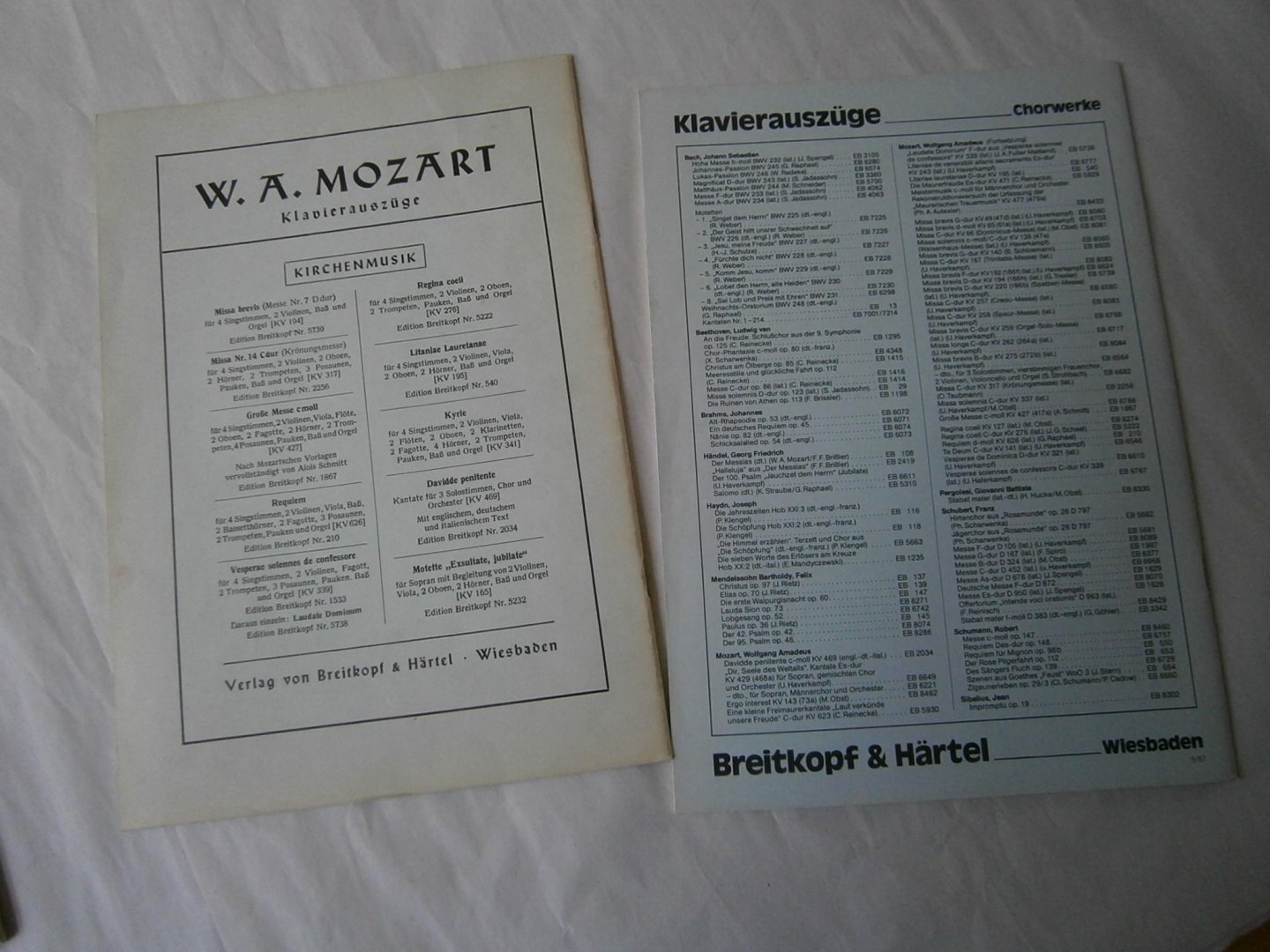 Mozart, W.A. - Missa Brevis D major K.V. 194, Missa Brevis in F K.V. 192, Missa Brevis in B K.V. 275