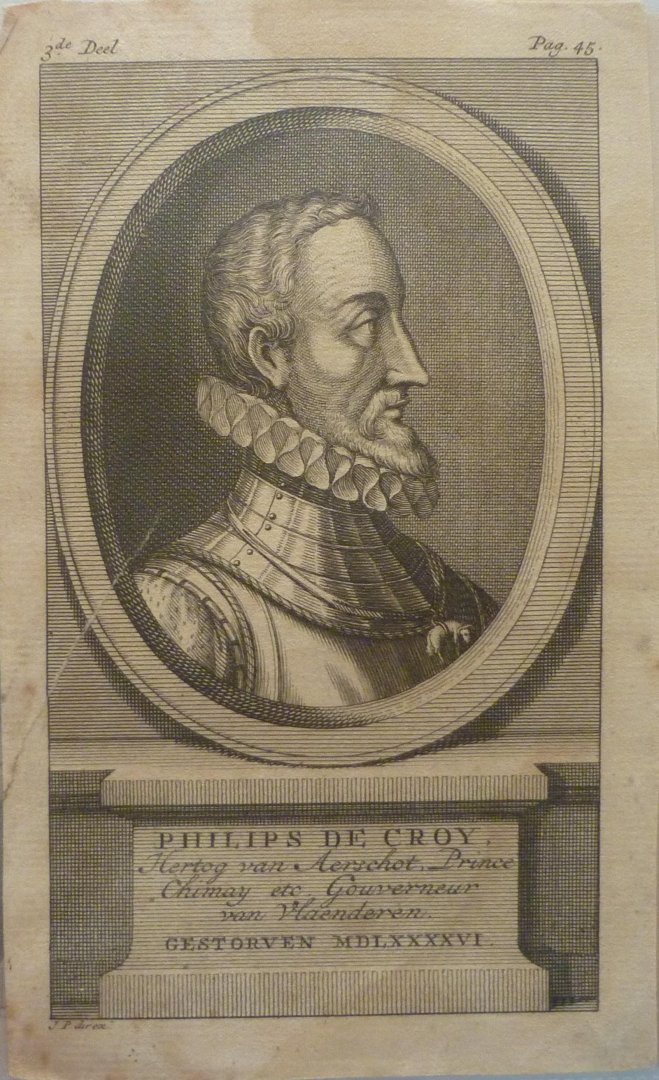 Punt, Jan - Originele kopergravure Philips de Croy