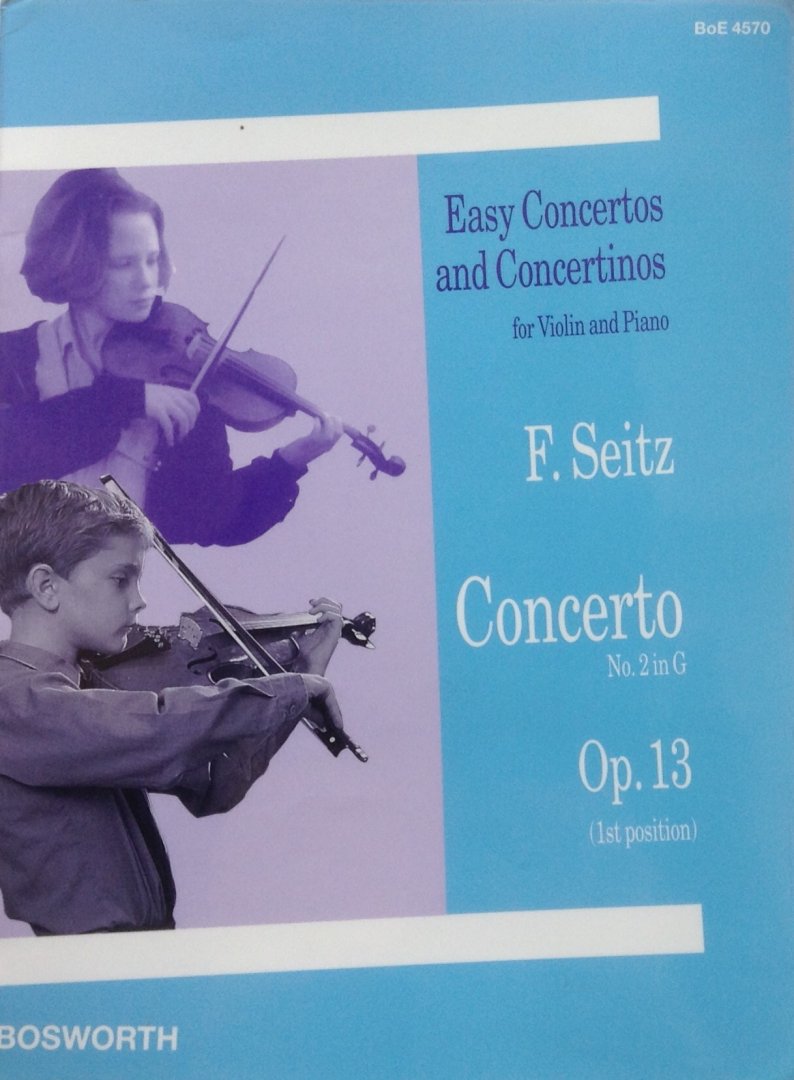 Seitz, F. - Concerto no.2 in G Op. 13 (1st position)