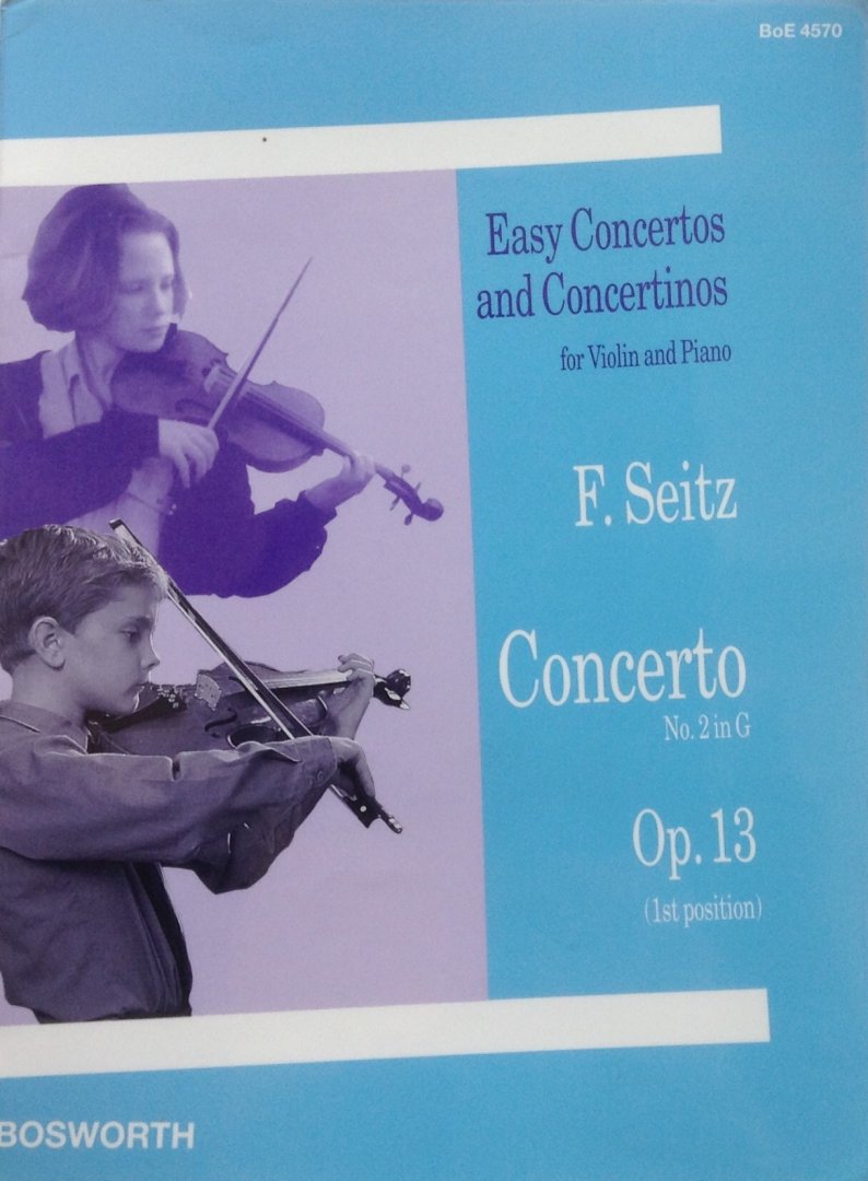 Seitz, F. - Concerto no.2 in G Op. 13 (1st position)
