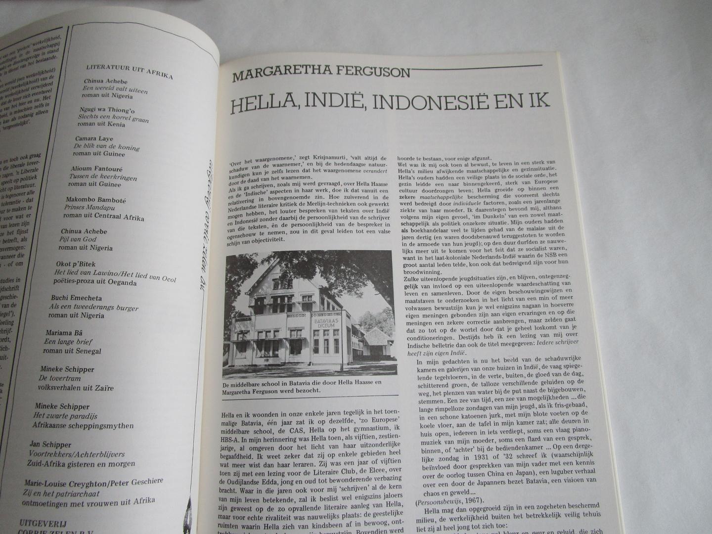 Haase, Hella S. (dit hele magazine over deze schrijfster) - BZZLLETIN 91 Hella S. Haasse