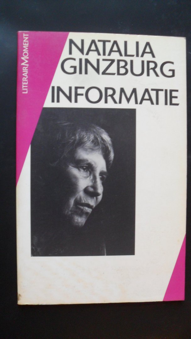Riegen Tine - Natalia Ginzburg  ~ INFORMATIE