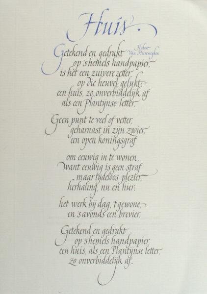 Herreweghen, Hubert van. - Huis.