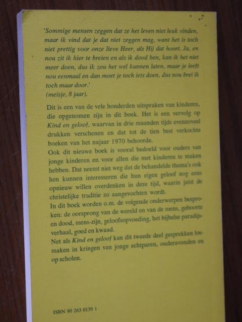 Klink, Dr. J.L. - Kind en leven - ''Ik weet helemaal niet waarom de wereld bestaat'' (meisje, 5 jaar)