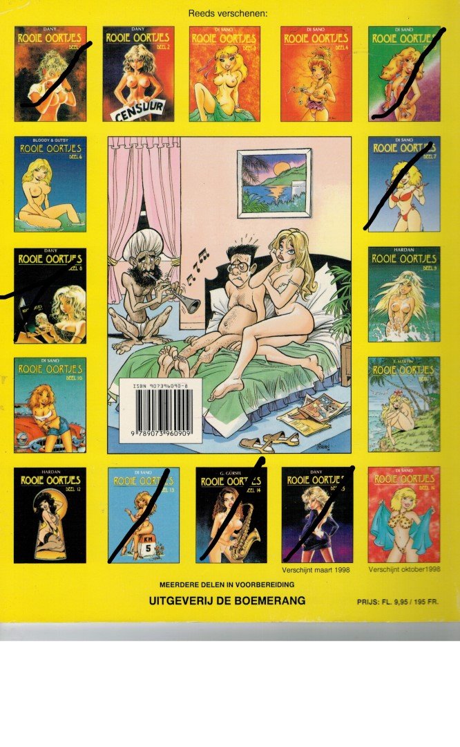 diverse auteurs - rooie oortjes delen 2,3,4,6,9,10,11,12,14, (1994-1998) deel 46 (2016)