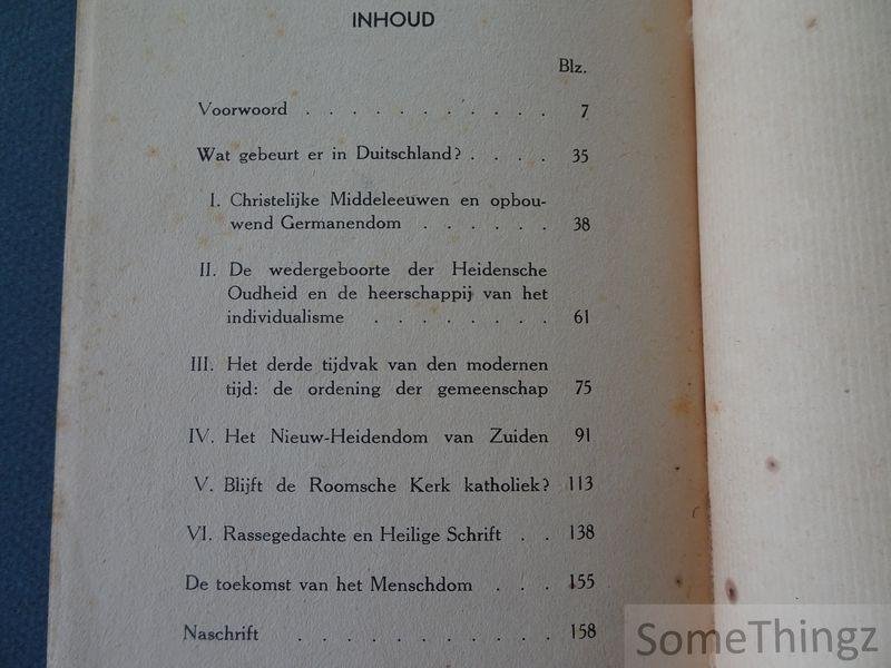 Decleene, Arnold [pseud. Gantois, Jean-Marie] - Het rassenvraagstuk door een katholiek gezien.