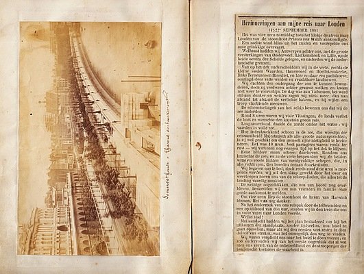VERSTRAETE, A. - Herinneringen aan mijne reis naar Londen 14n-22n September 1881.