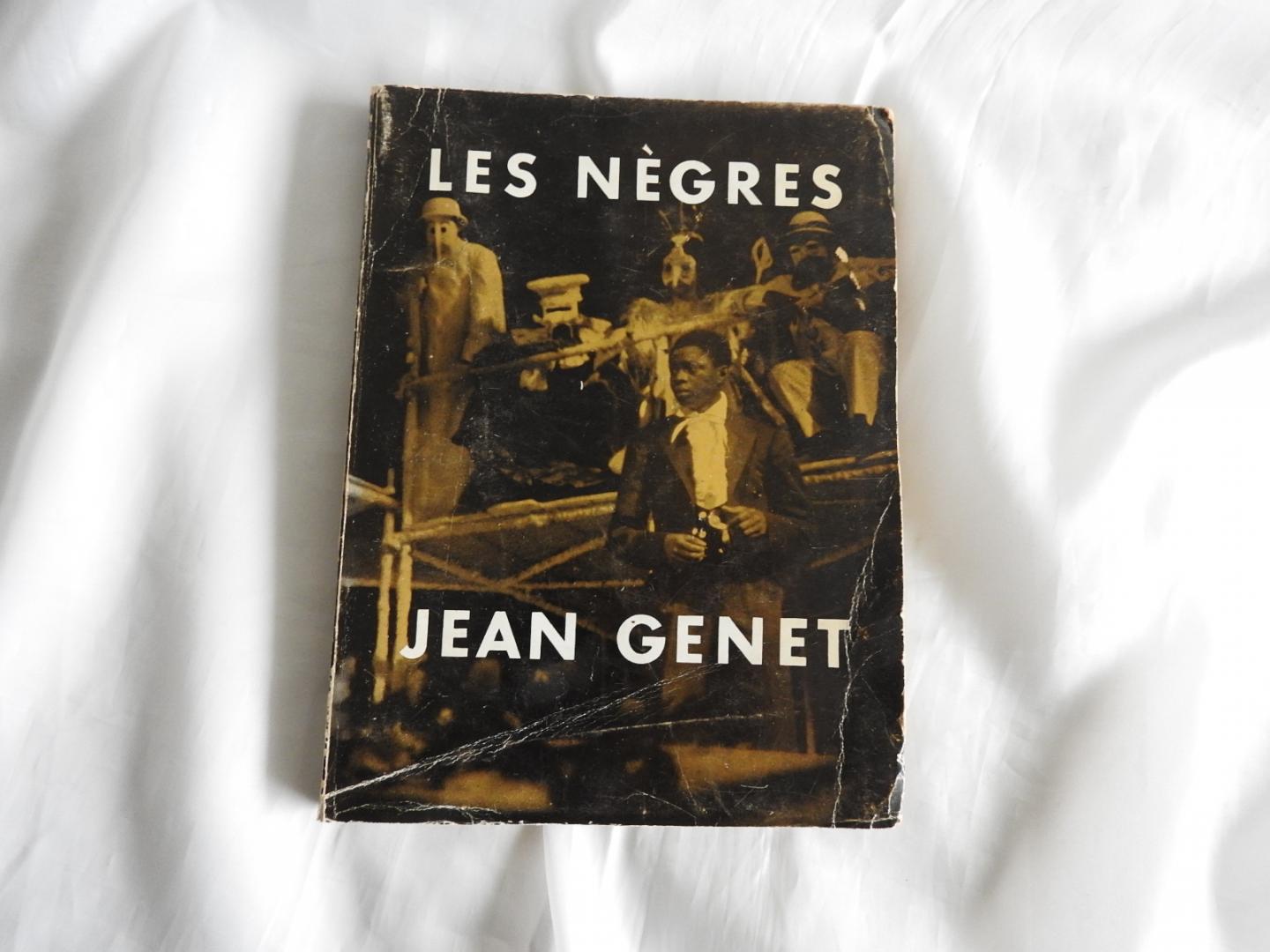 Genet, Jean G.J. - Marc Barbezat - Les Nègres. Deuxième édition.