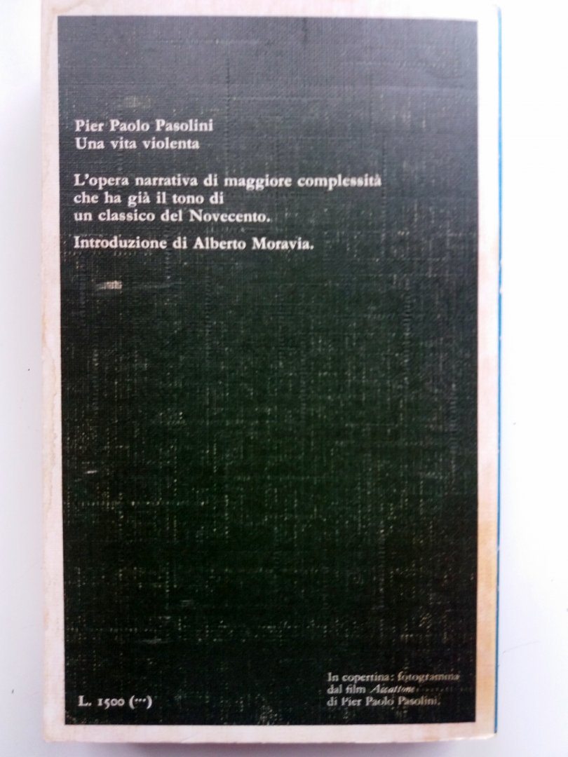 Pasolini, Pier Paolo - Una vita violenta (ITALIAANS)