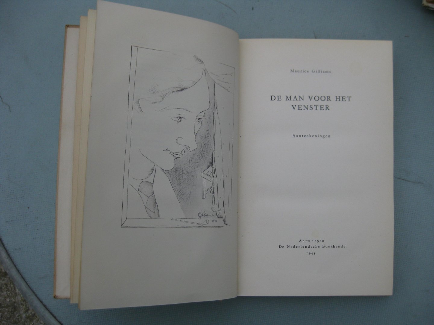 Gilliams, Maurice - De man voor het venster. Aanteekeningen.