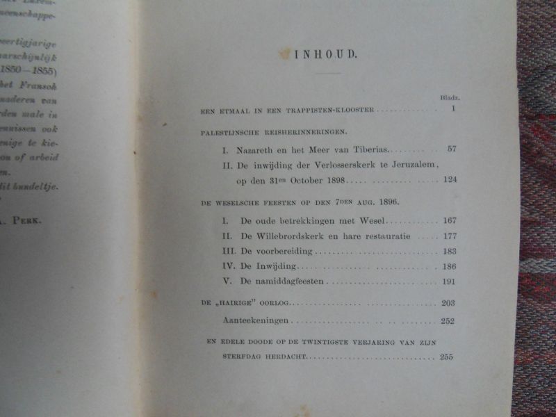 Perk, M.A. - Schetsen en Beelden.