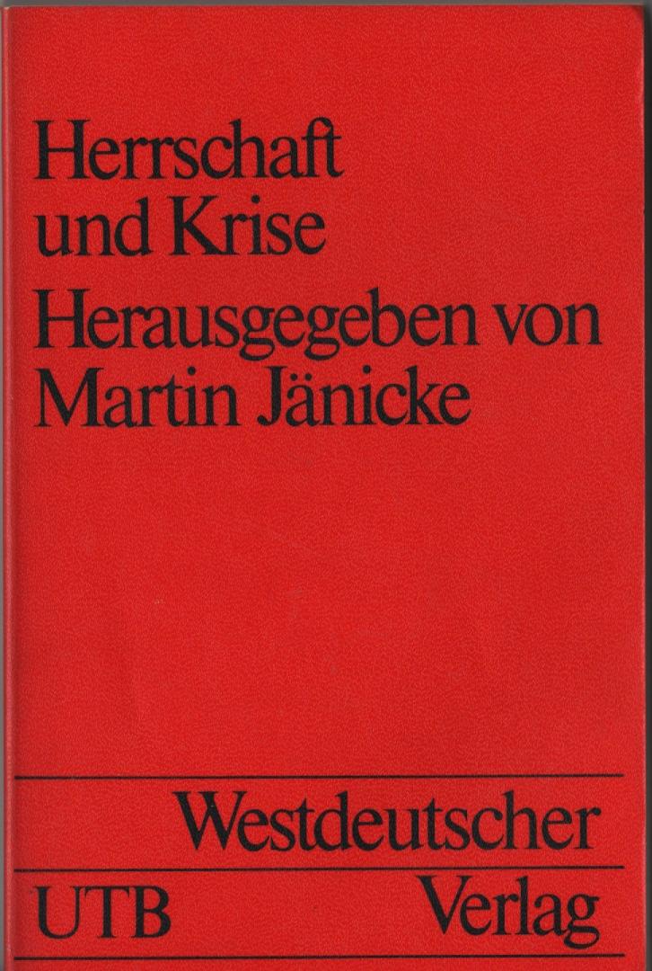 Jänicke, Martin - Herrschaft und Krise, 1973